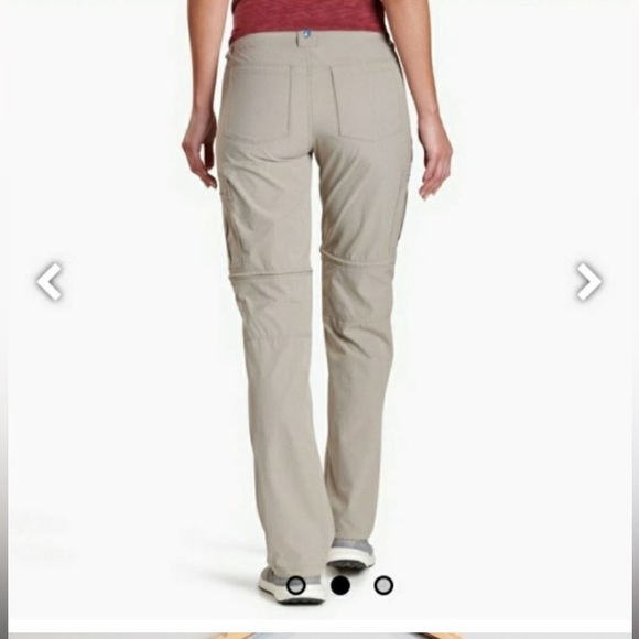 Kuhl khakis convertible zip shorts camp hike cotton blend pants trousers EUC - Picture 2 of 7